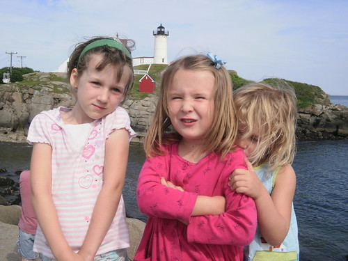Girls at the lighthouse