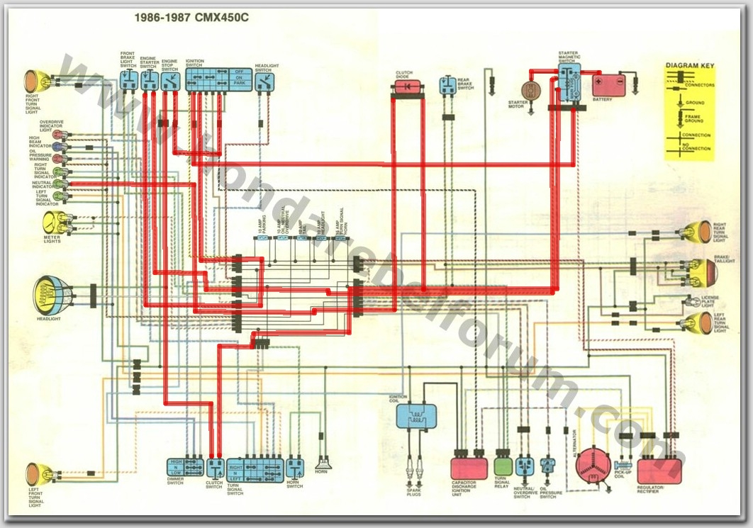 Honda rebel wiring schematic #4