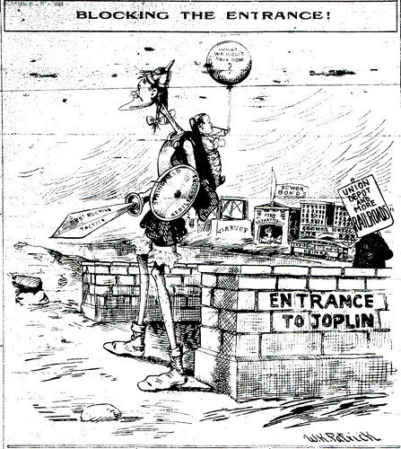 Joplin newspaper cartoon