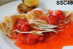 SSC48- strawberry ginger crepes
