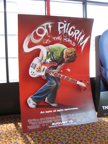 Scott Pilgrim VS The World Theater Lobby billboard movie poster 7586