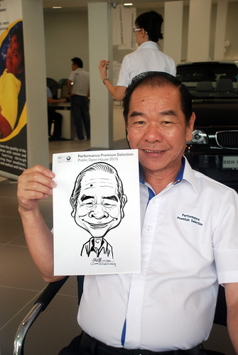 Caricature live sketching for Performance Premium Selection BMW - Day 3 - 11