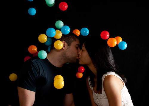 Kissing in the Rain (Of Balls)