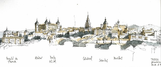 Toledo, panorama from north