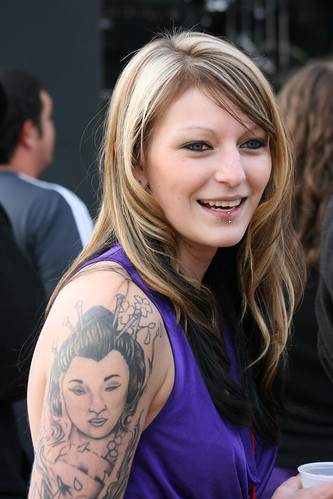 Tattoos Japanese Women on Women Arm