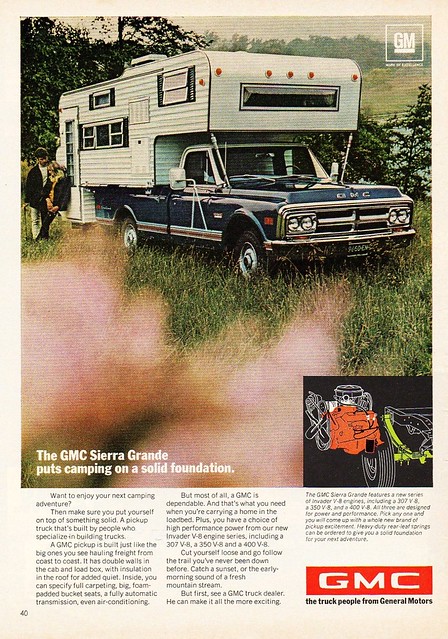 ad pickup 1970 camper gmc sierragrande