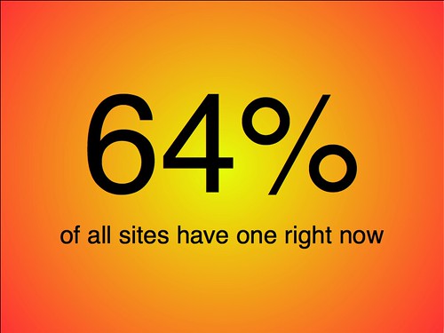 64% of all sites have a security flaw right now