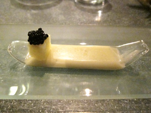 potato vichysoise with caviar at Tippling Club