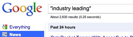 "industry leading" - Google Search