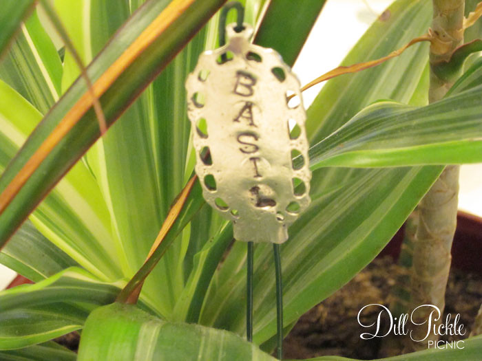 Project 4 - Stamped Plant Markers