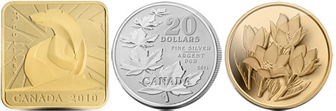 Canadian Mint coin designs