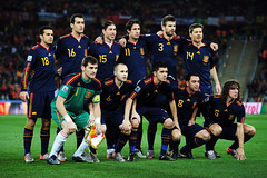 Selección española campeona 2010