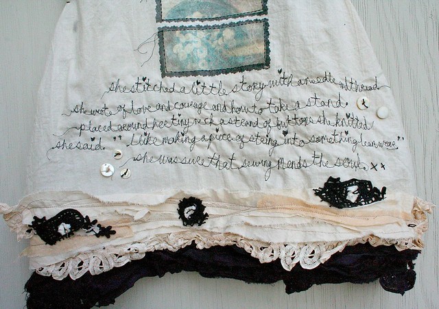 &quot;sewing mends the soul&quot; story dress