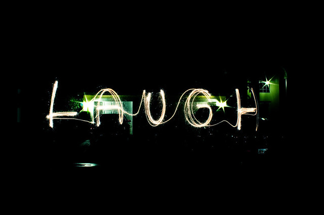 laugh like sparklers