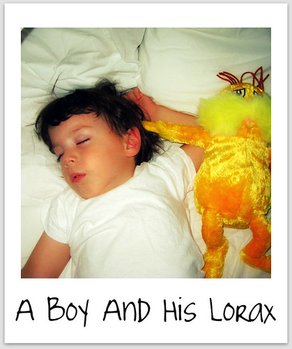Asleep With His Lorax