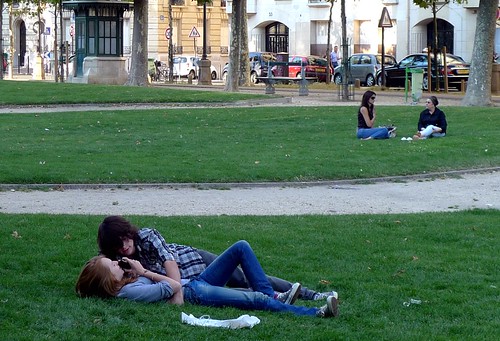 couples in park