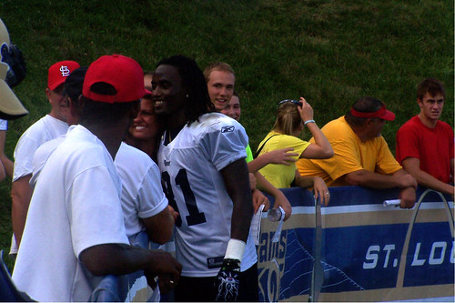 Mardy Gilyard greets the fans