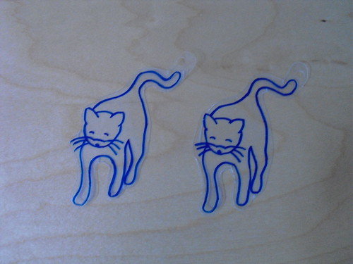 DIY-Miu Miu cat print earrings SS2010- (19)