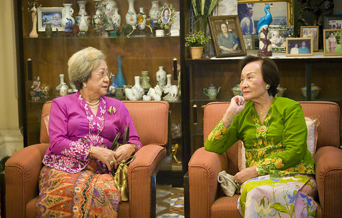 Older Baba ladies at the Hongyok house in Phuket town
