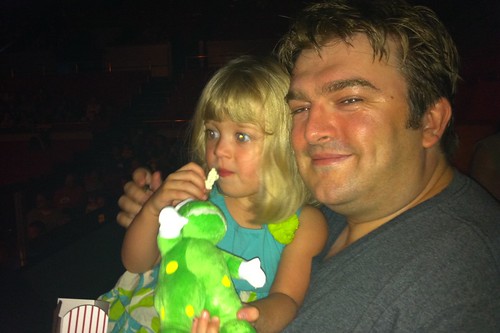 Catie & Dave at the Wiggles concert