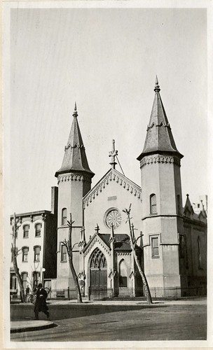 Unidentified Washington, DC Church, 1919, by Martin A. Gruber, Black-and-white photographic print, S