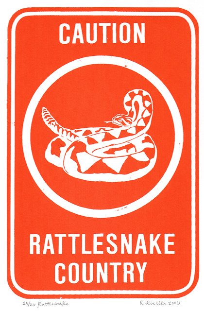 rattlesnake print
