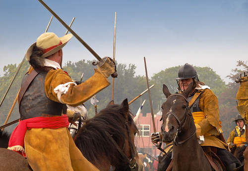  re-enact the Siege of Basing House, an event in the English Civil War