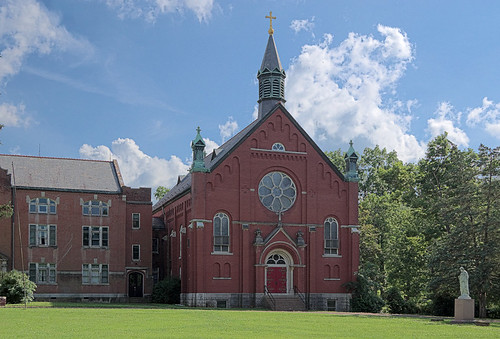 Former Ursuline Academy, in Ironton, Missouri, USA - exterior of chapel