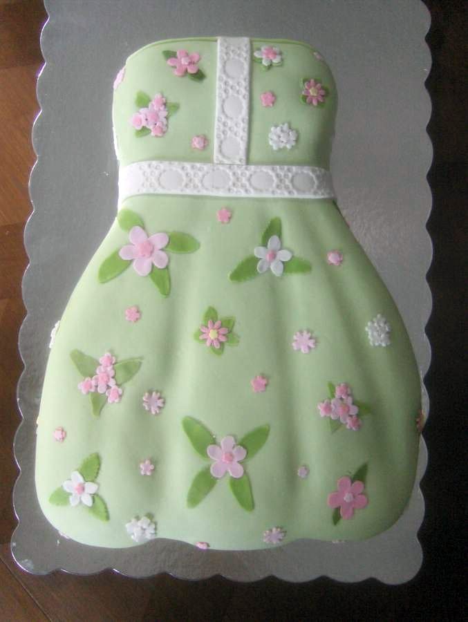 lily pulitzer dress cake for bridal shower