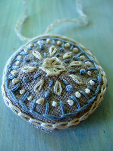 embroidered ornaments