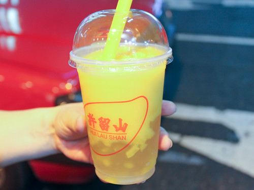 Mango juice with mango jelly (許留山)