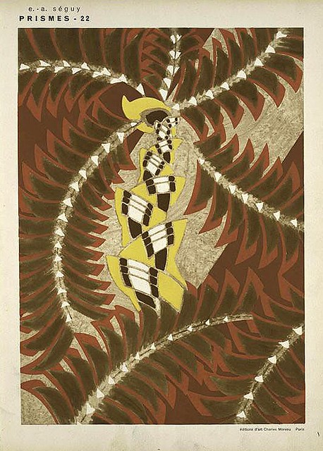 028-Prismes 40 planches de dessins et coloris nouveaux 1931- Eugene Alain Seguy