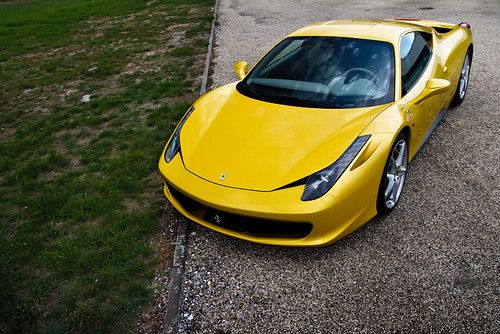 458 Italia JR Tags car sport yellow jaune canon eos italia