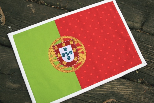 portugal flag quilt