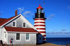 One of the most photographed lighthouses in #Maine - Quoddy Head