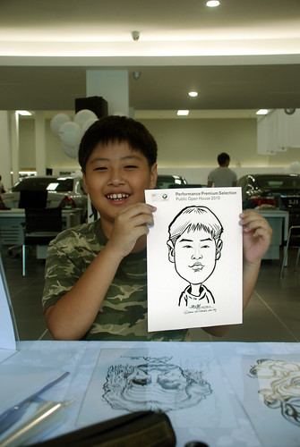 Caricature live sketching for Performance Premium Selection BMW - Day 1 - 17