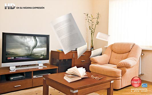 Claro TV, HD en su máxima expresión - Tornado