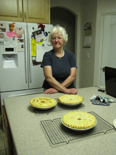 Joyce and the pies