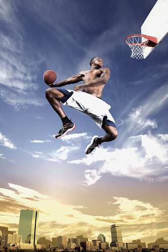  フリー写真素材, 運動・スポーツ, 球技, 人物, 男性, バスケットボール, 跳ぶ・ジャンプ,  