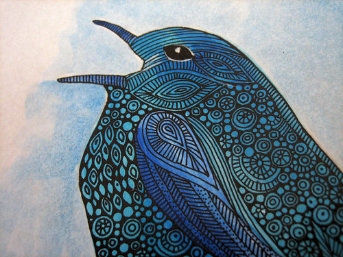 The Blue bird (details)