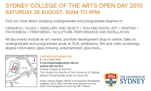 sca open day flyer