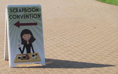 scrapbook convention sign