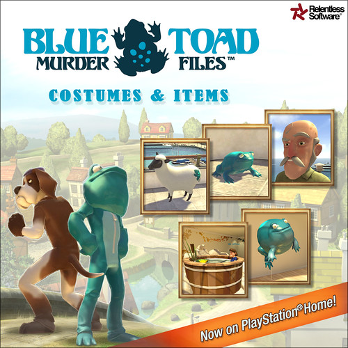 Blue Toad Murder Files in PlayStation Home