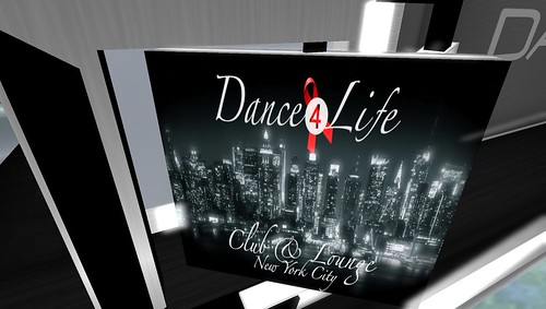 dance4life signage at club