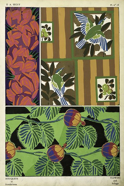 015-Bouquets et frondaisons. 60 motifs en couleur- Eugene Alain Seguy