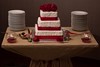 wedding, Red ribbon and swirls