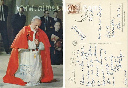 POSTCARD: The Pope