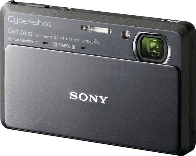 cámara digital Sony TX9 3D frontal