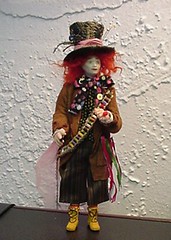 Mad Hatter in porcelain by Mary Kinloch (MSAT Dolls)