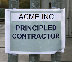 For all those principled contractors out there